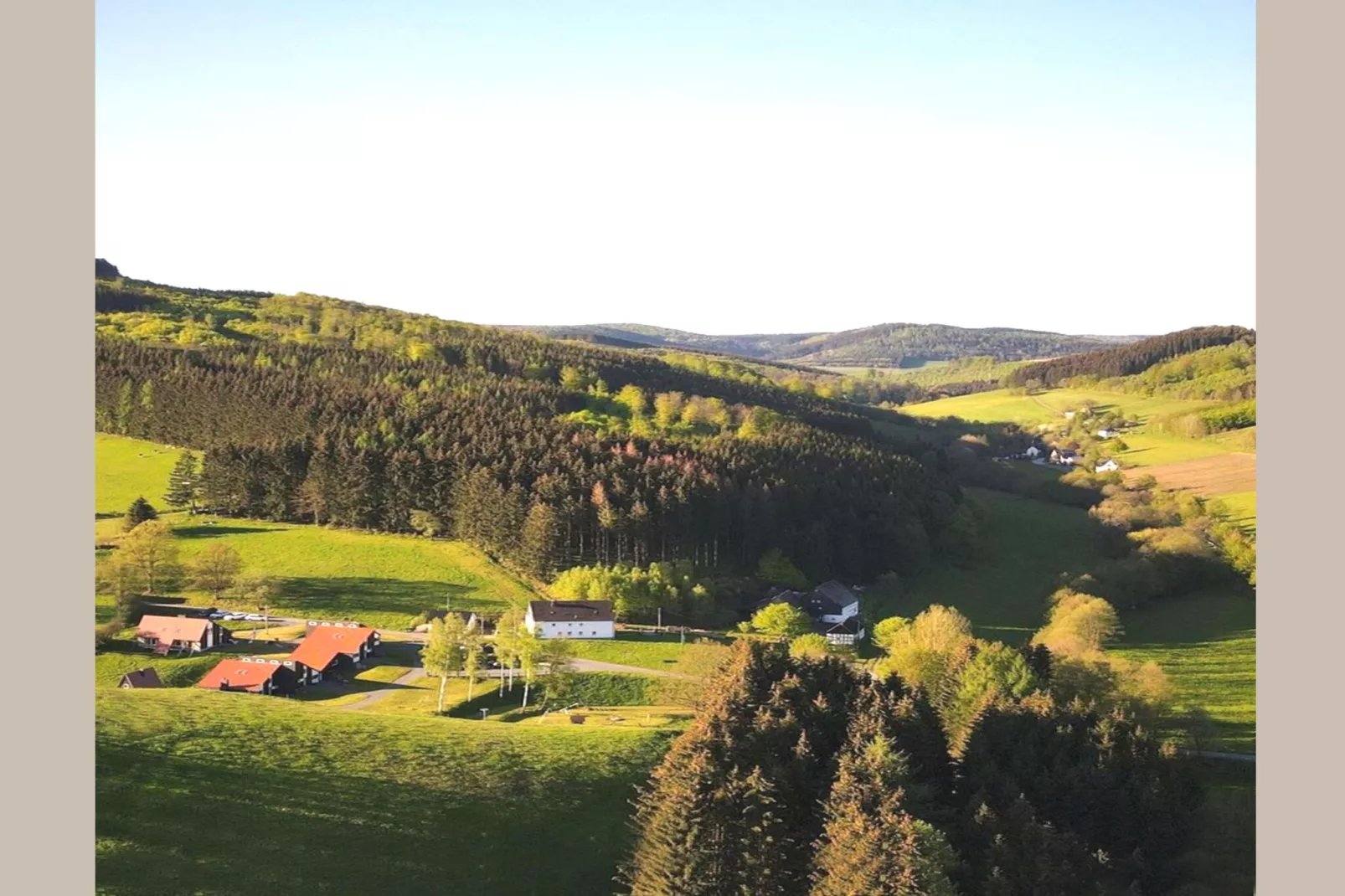 Biberbau-Areas within 1km in summer