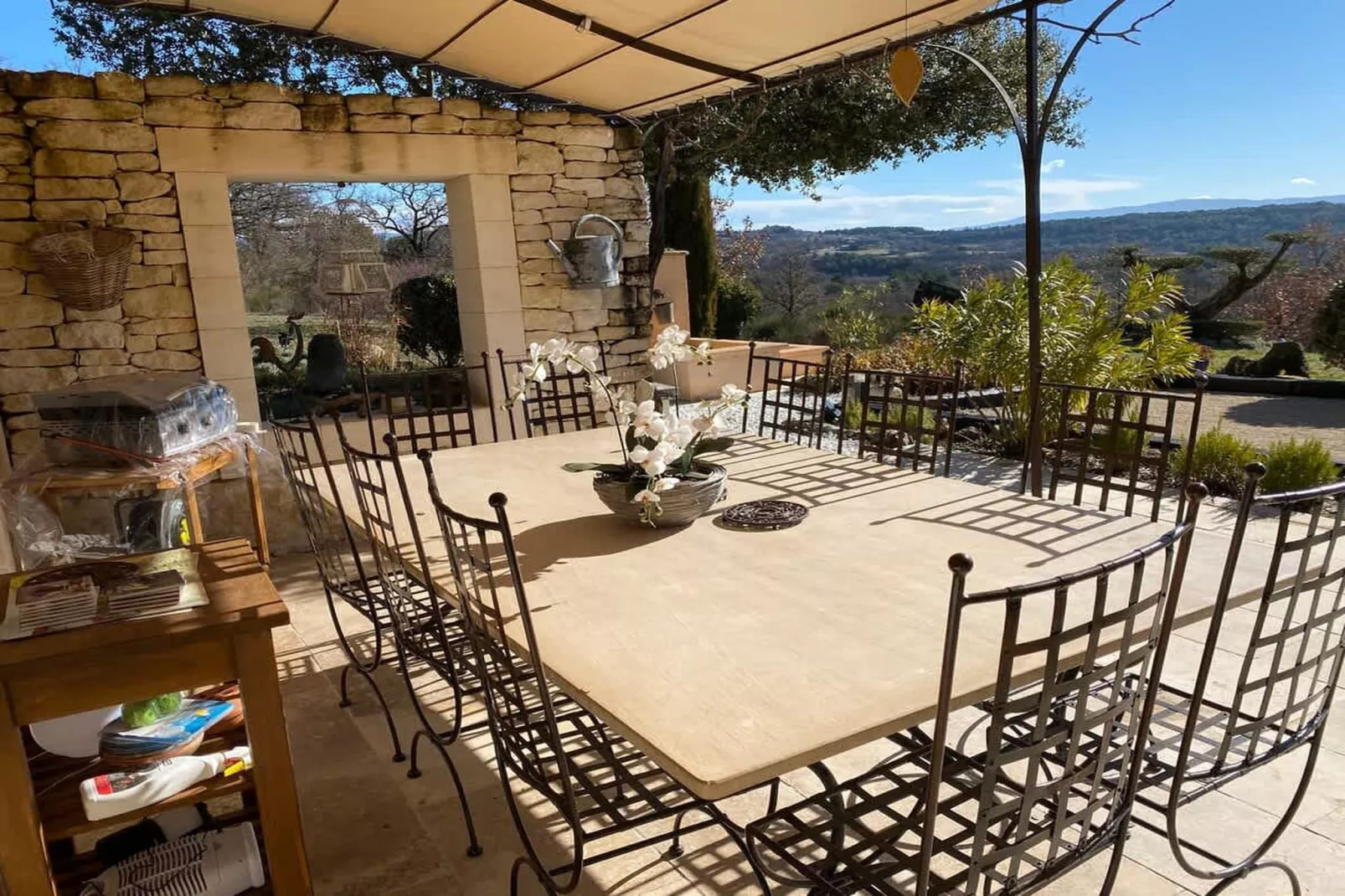 Villa provencale à Murs coeur du Luberon-Terrace balcony