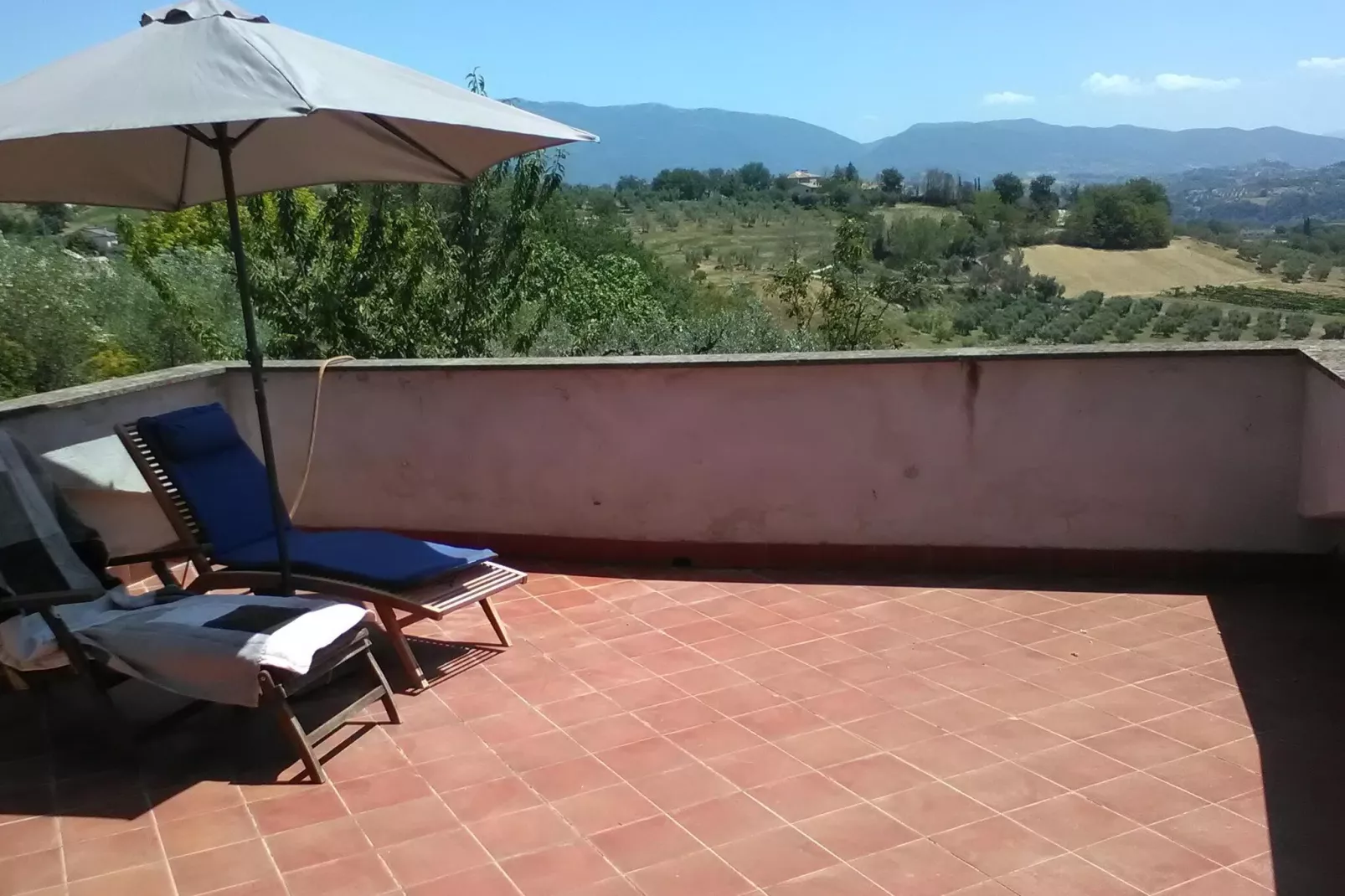 Villa Roma Sabina-Terrassenbalkon