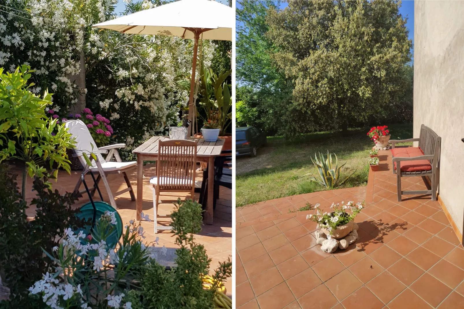 Villa Roma Sabina-Terrassenbalkon
