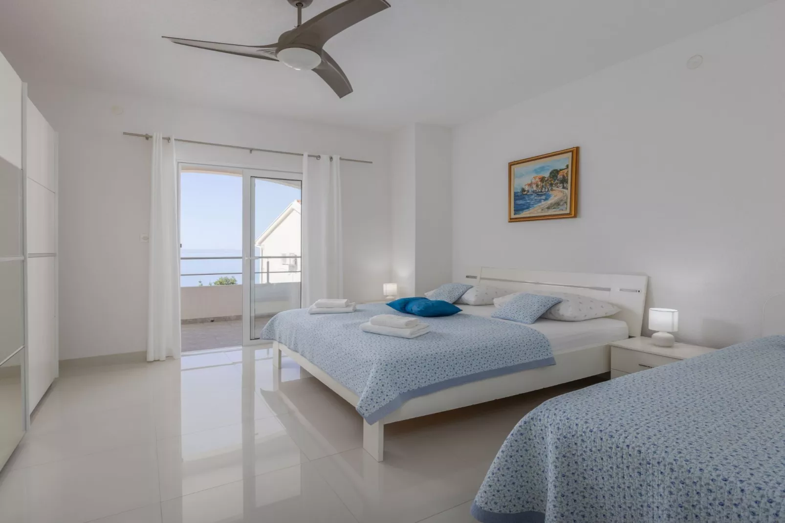 Villa Blanka - Six Bedroom Villa with Swimming Pool and Sea View-Schlafzimmer