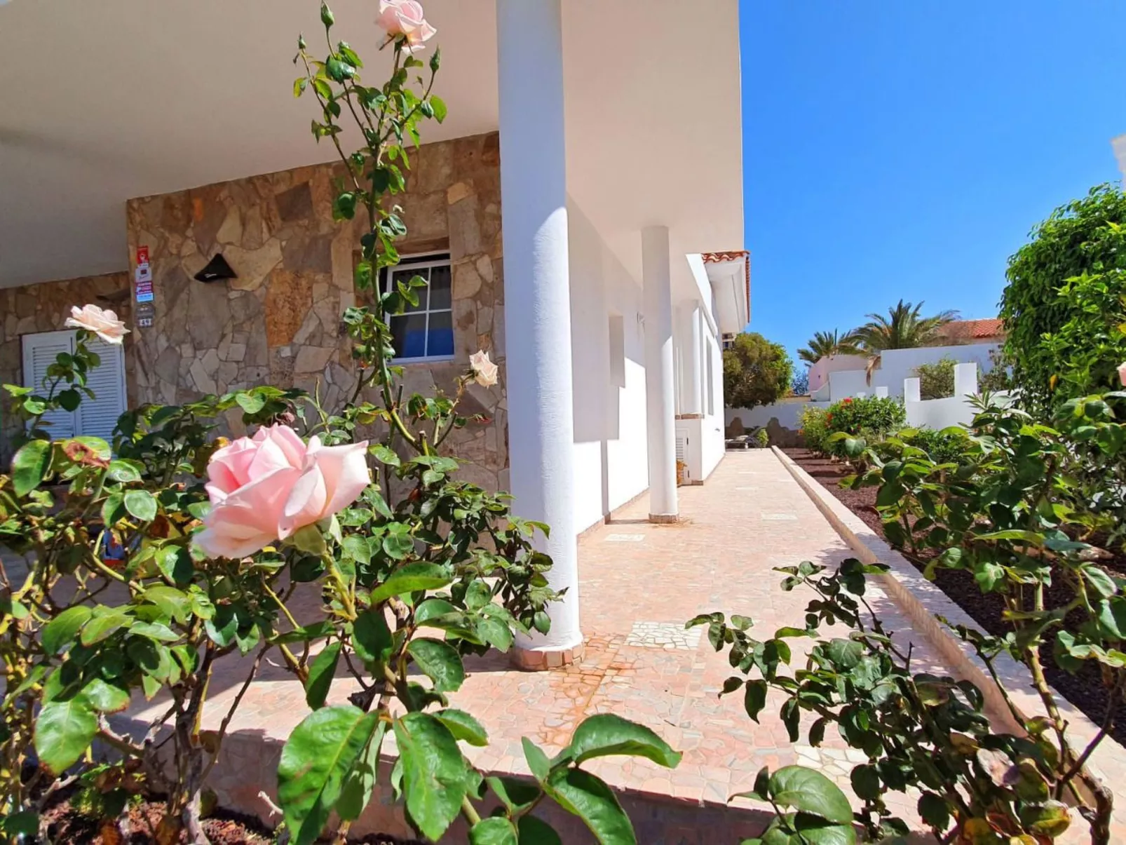 Gemütliches Ferienhaus in Tarajalejo mit Großem Garten und Meerblick - Image-tags.info