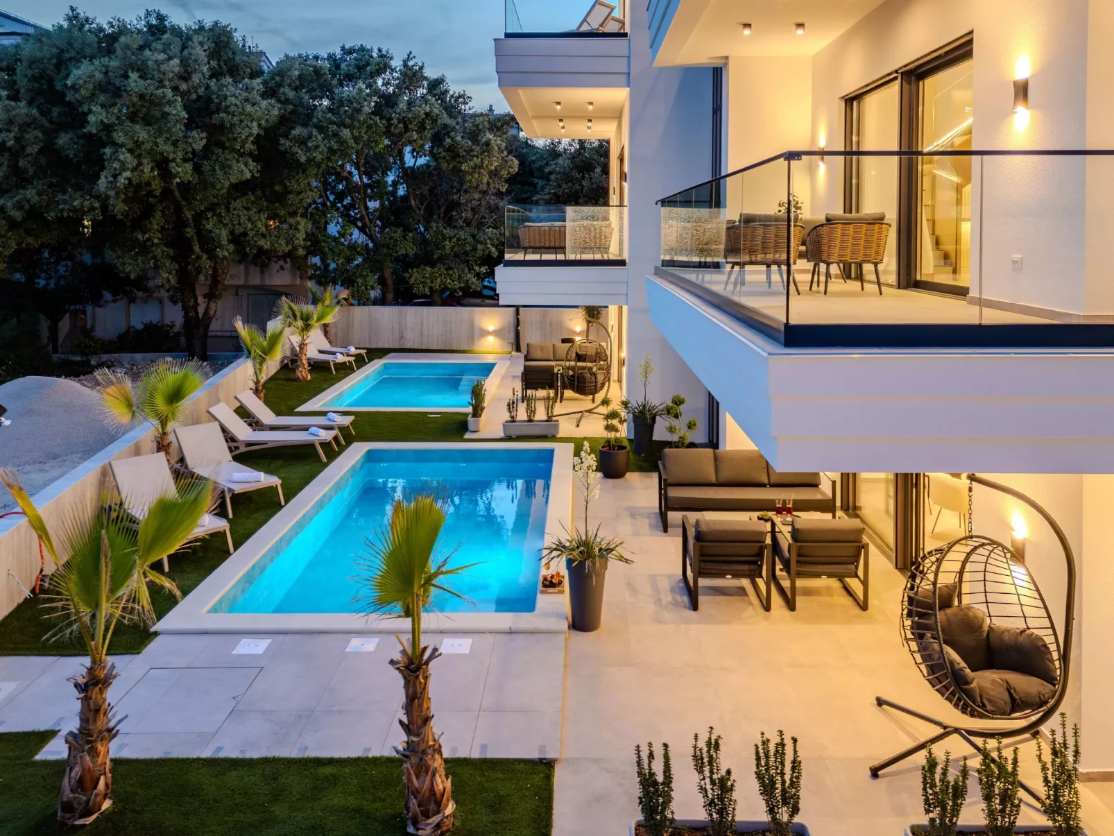 Zwei-Schlafzimmer-Wohnung Dantela mit privatem Pool - Inside