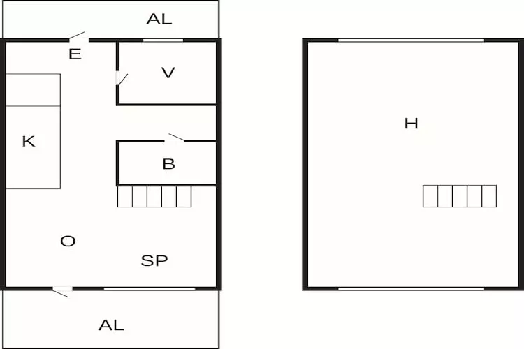 4 Sterne Ferienhaus in Kalvsund-Grundriss