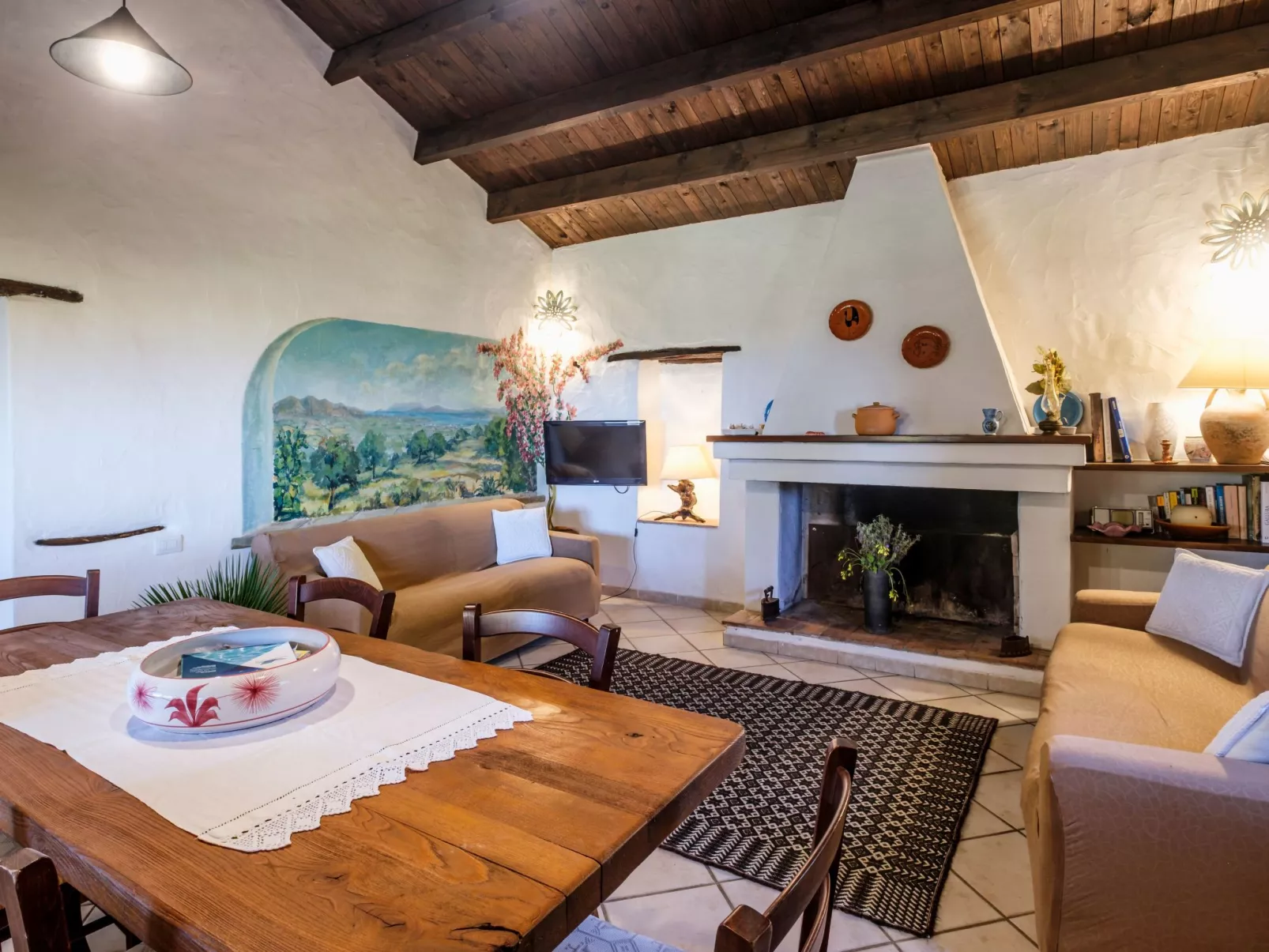 Altes gallurisches Bauernhaus mit Blick auf Olbia - Inside