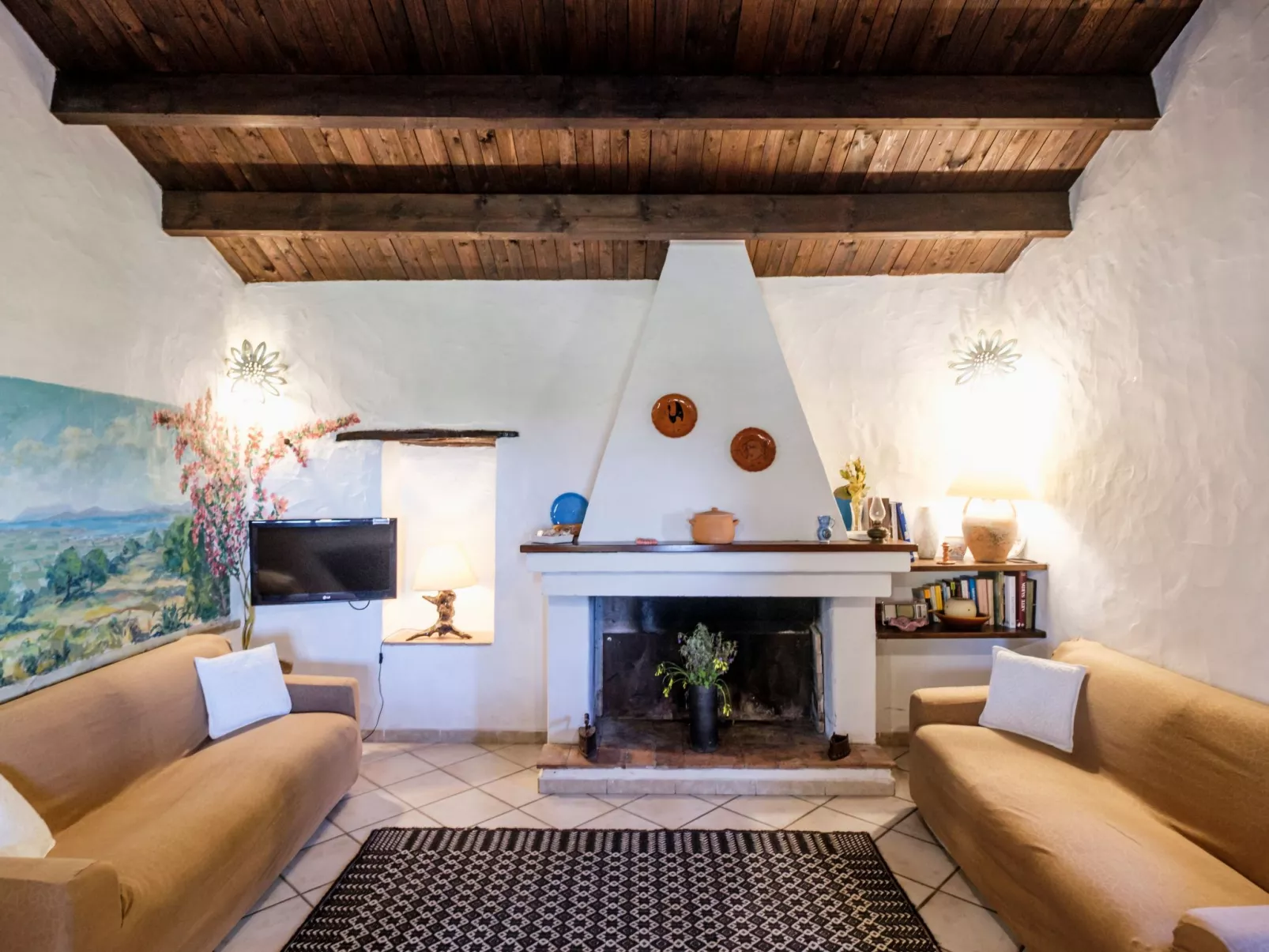 Altes gallurisches Bauernhaus mit Blick auf Olbia - Inside