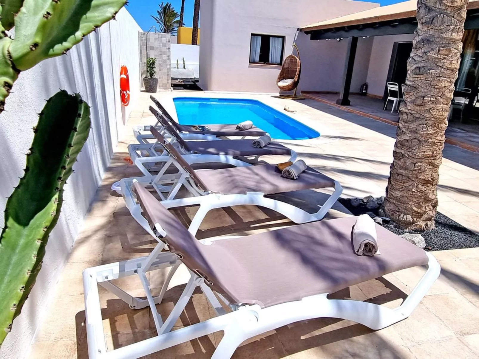 Komfortables Ferienhaus in Corralejo mit privatem Garten und beheiztem Pool - Image-tags.info