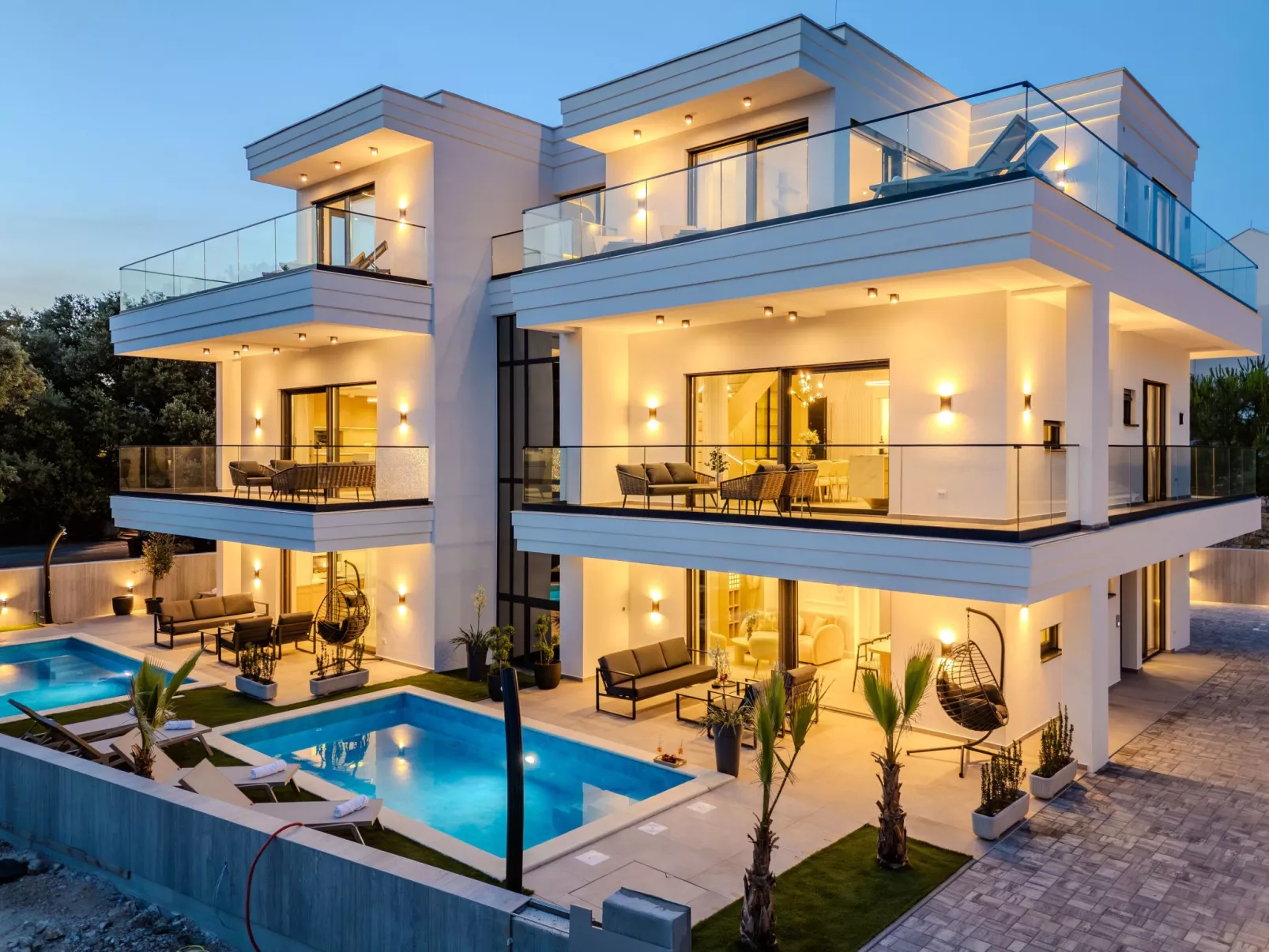 Vier-Schlafzimmer-Wohnung Dantela mit Tauchbecken - Inside