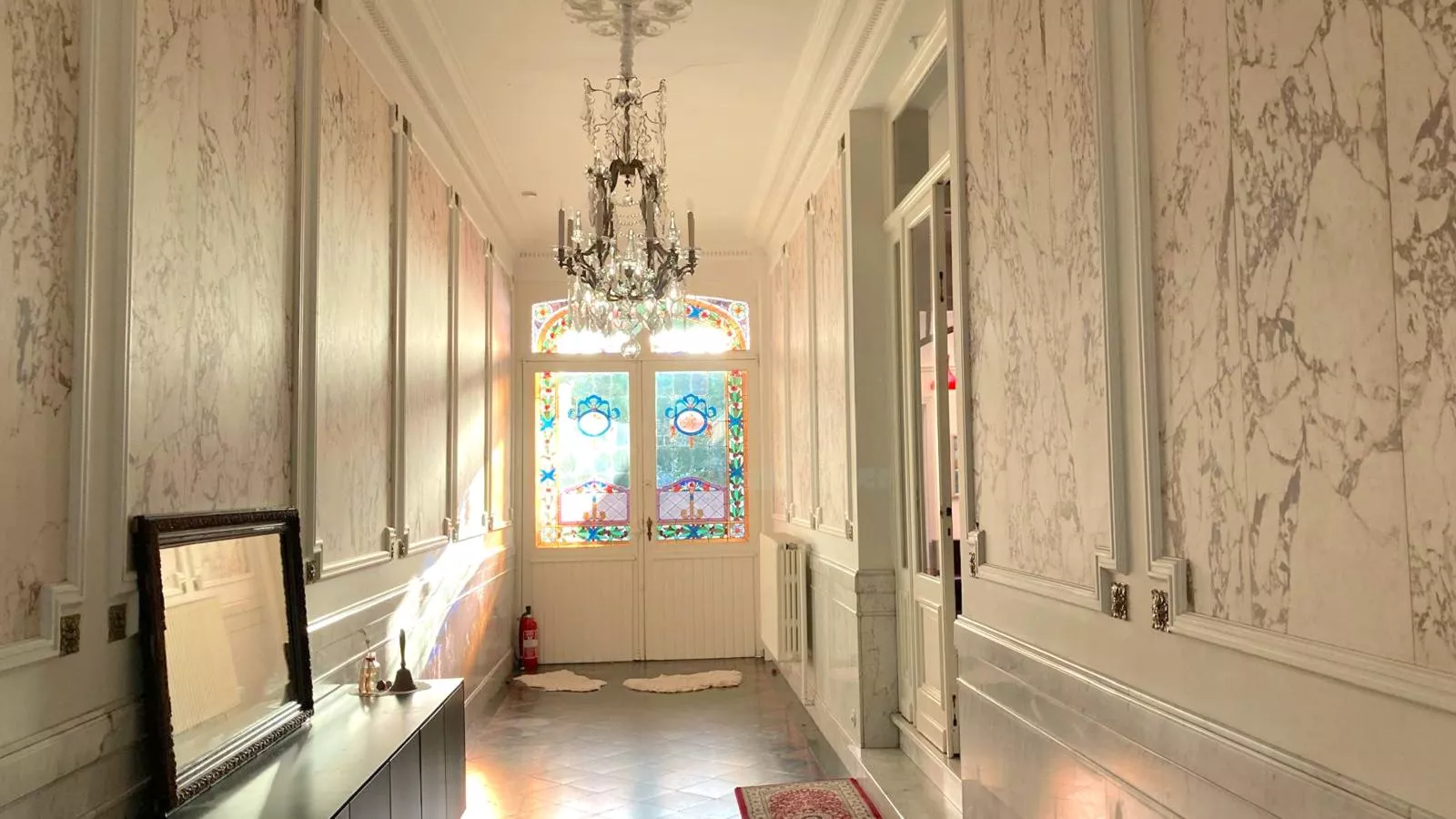 La Maison Bleue Ronse - Empfangshalle