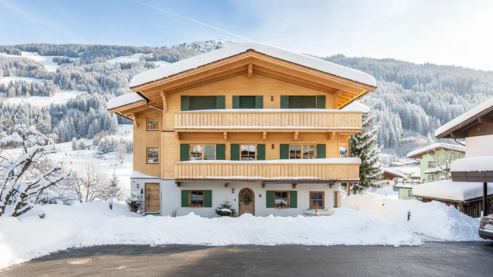 Haus Tauernblick Top 3 und 4-Außenbereich Winter