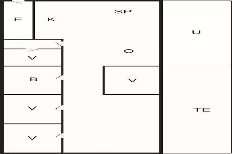 8 person holiday home in Skjern-By Traum - Floor plan