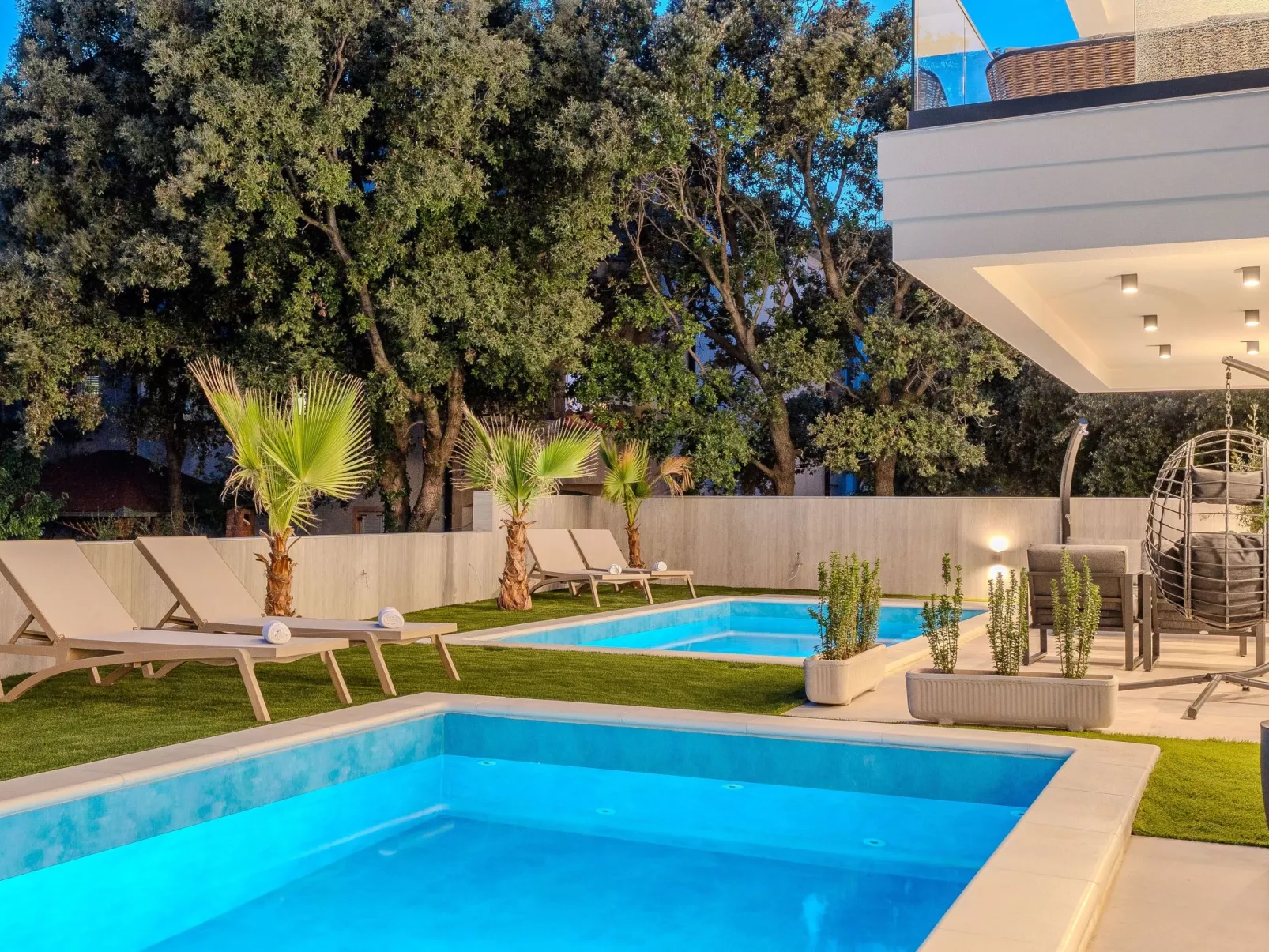 Zwei-Schlafzimmer-Wohnung Dantela mit privatem Pool - Inside