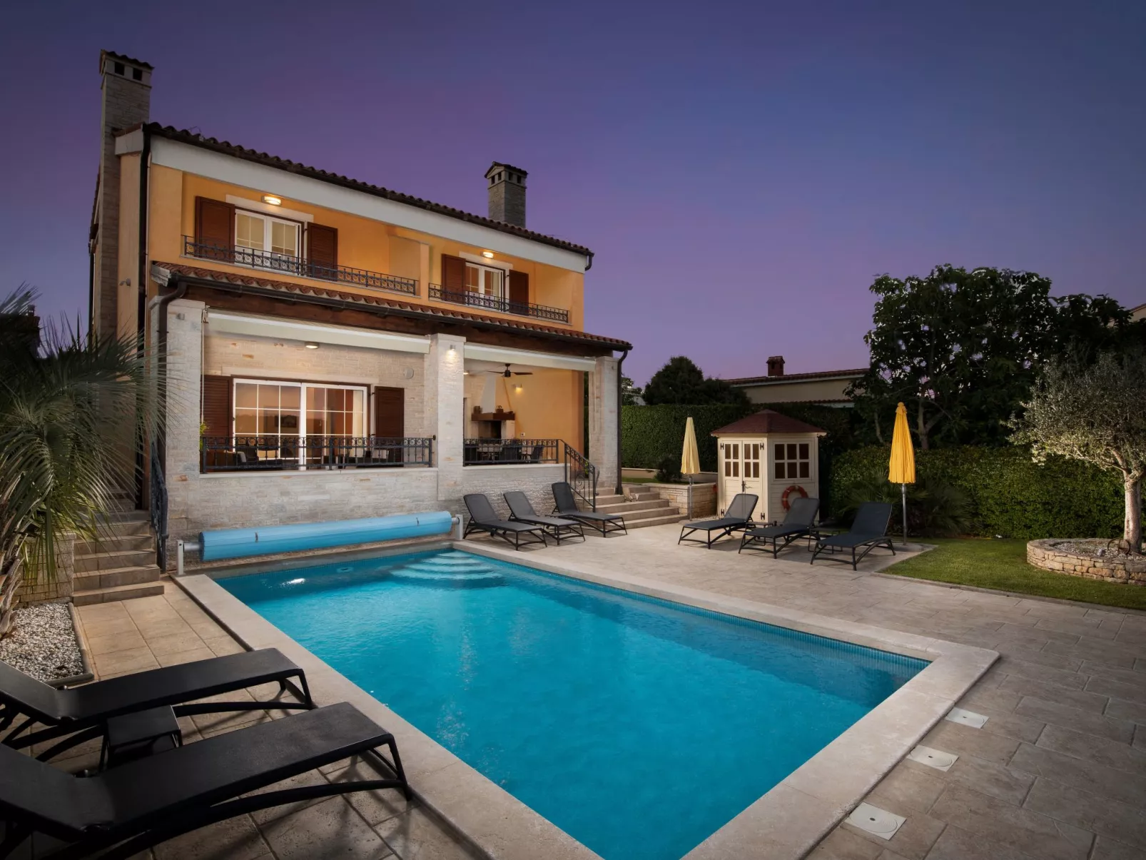 In Pomer mit privatem beheizten Pool und Meerblick - Image-tags.info