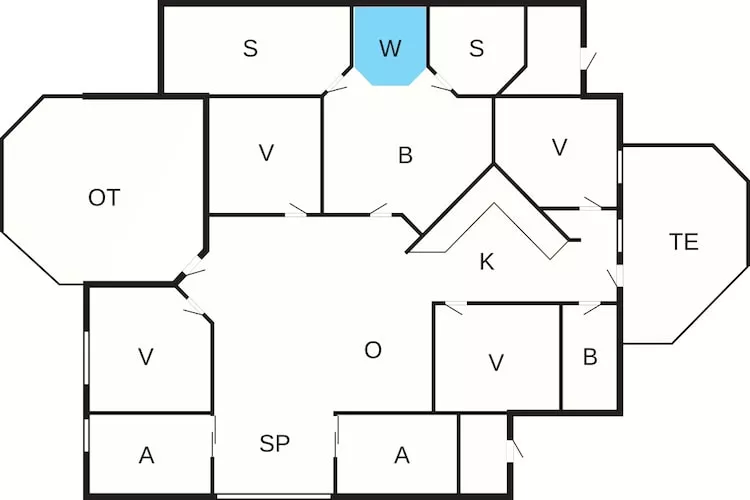 4 star holiday home in FRIEDRICHKOOG-Floor plan