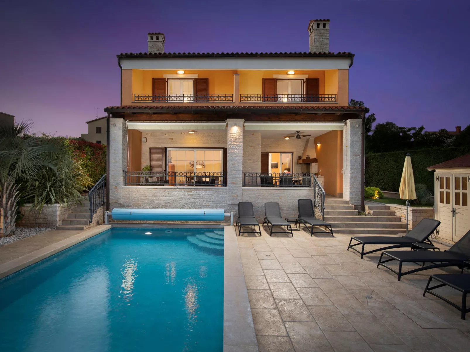 In Pomer mit privatem beheizten Pool und Meerblick - Image-tags.info