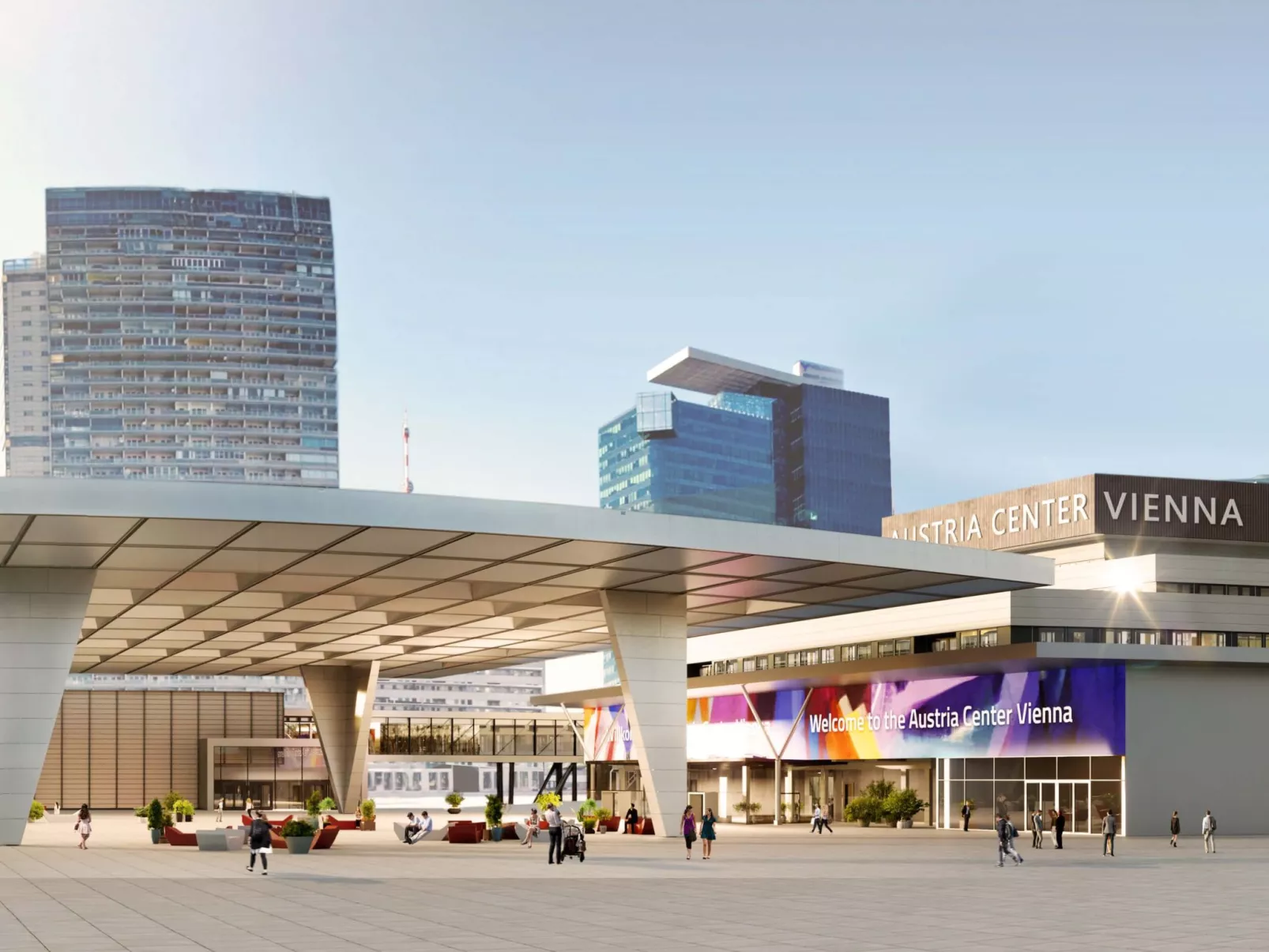 Moderne Wohnung in Kaisermühlen mit Garten und Panoramablick - Image-tags.info