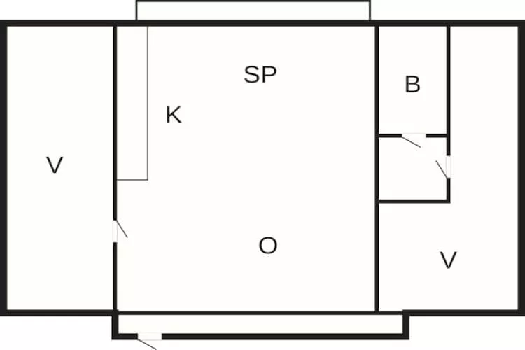 5 Personen Ferienhaus in Gilleleje-By Traum - Grundriss