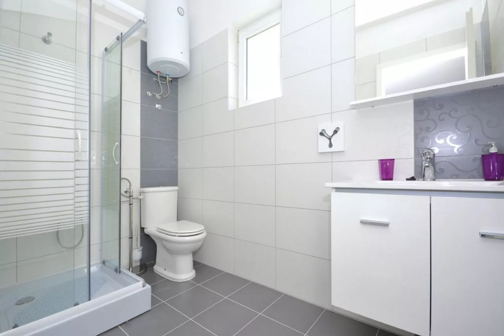 Villa Blanka - Six Bedroom Villa with Swimming Pool and Sea View-Badezimmer