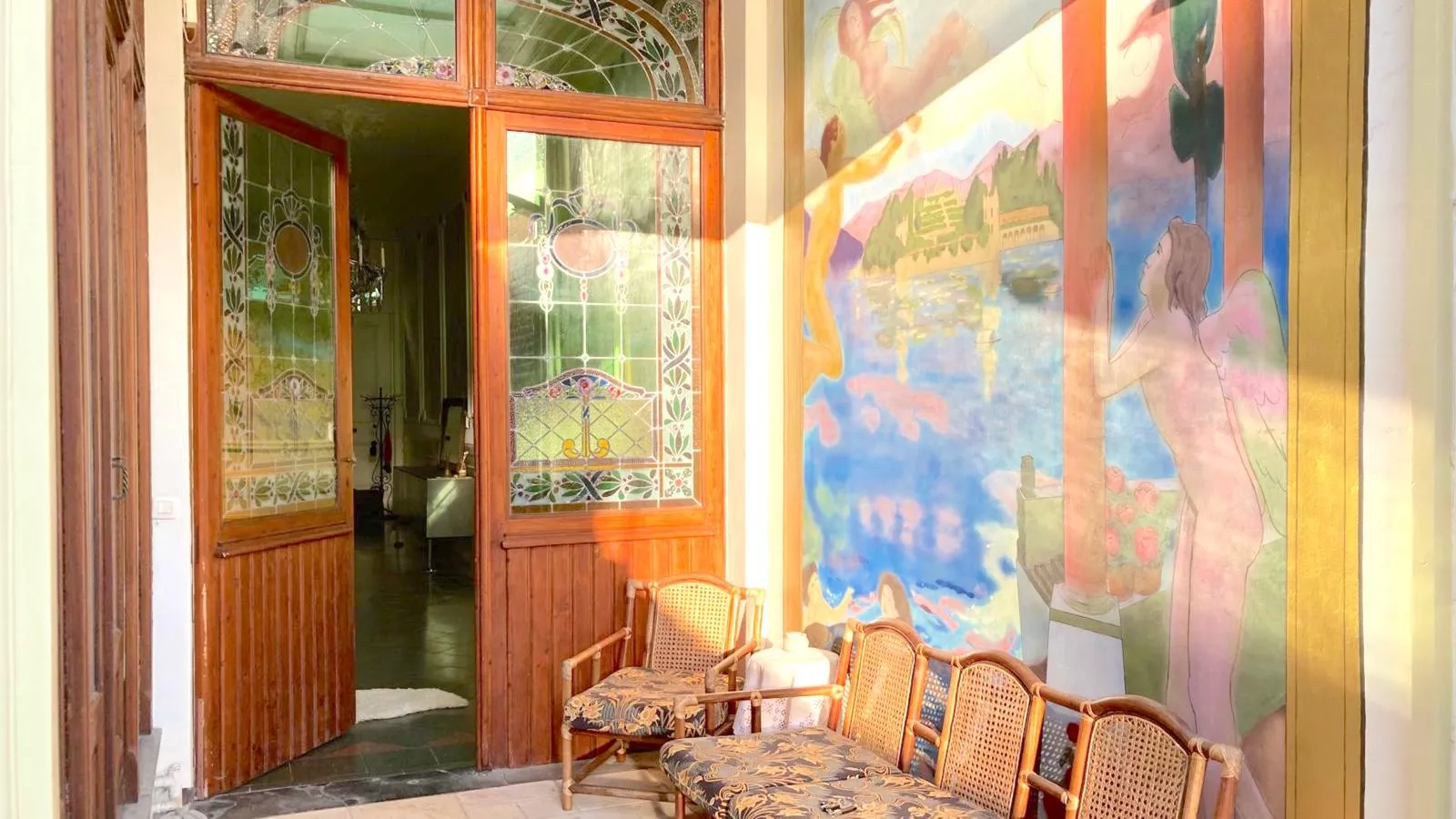 La Maison Bleue Ronse - Terrasse/Balkon