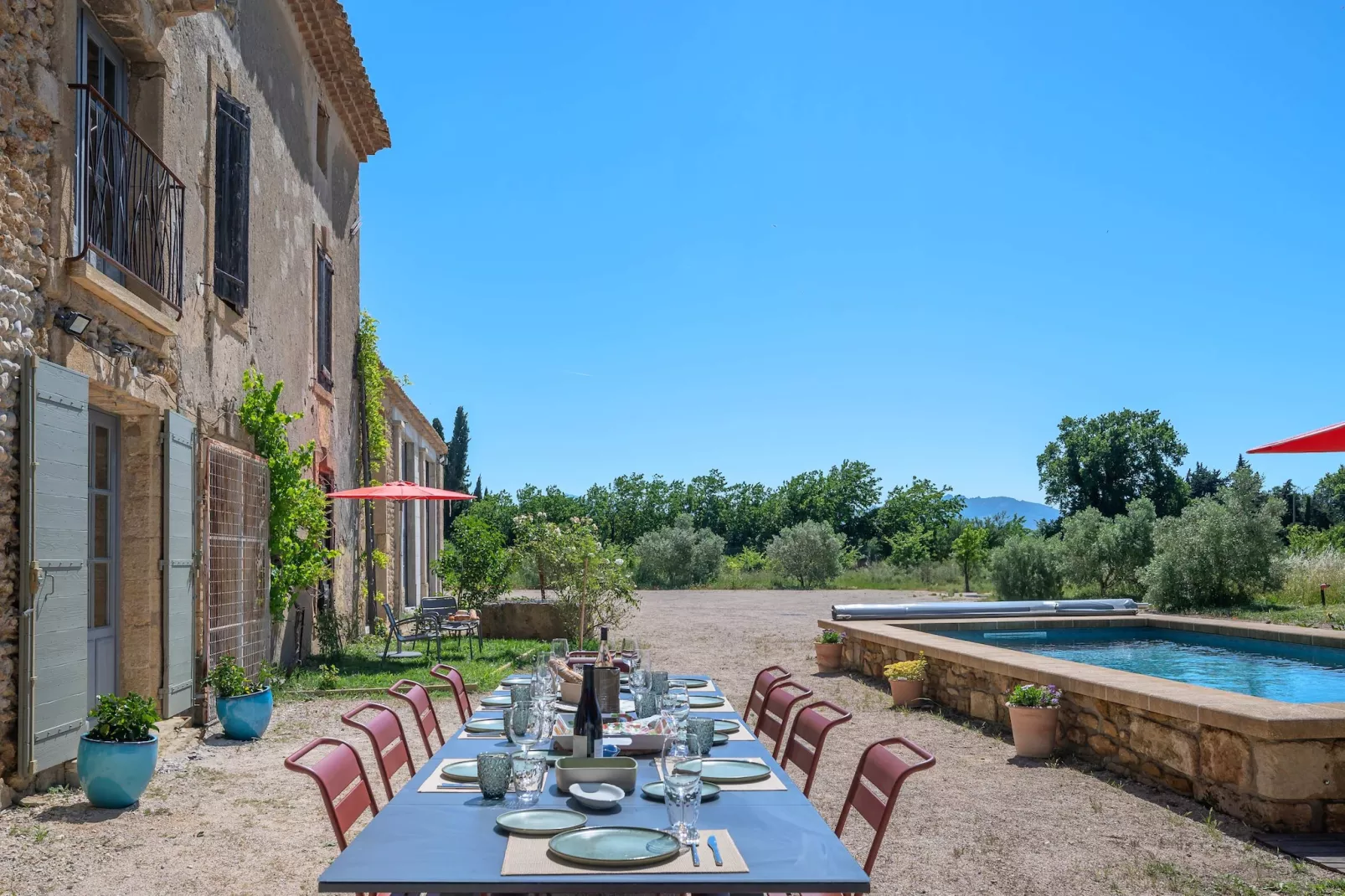 Mas du Mûrier-Terrasse / balcon