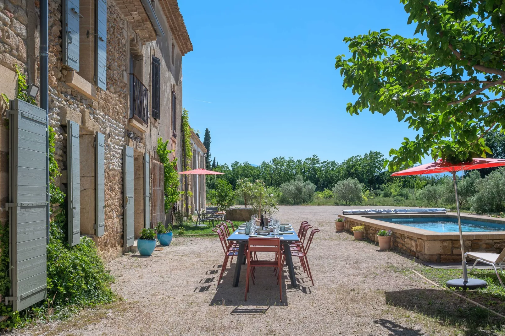 Mas du Mûrier-Terrasse / balcon
