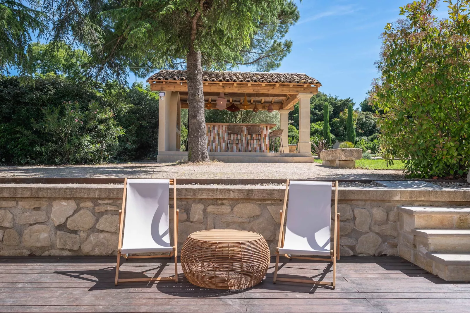 Mas prestigieux au coeur de Saint-Remy-de-Provence-Terrasse/Balkon