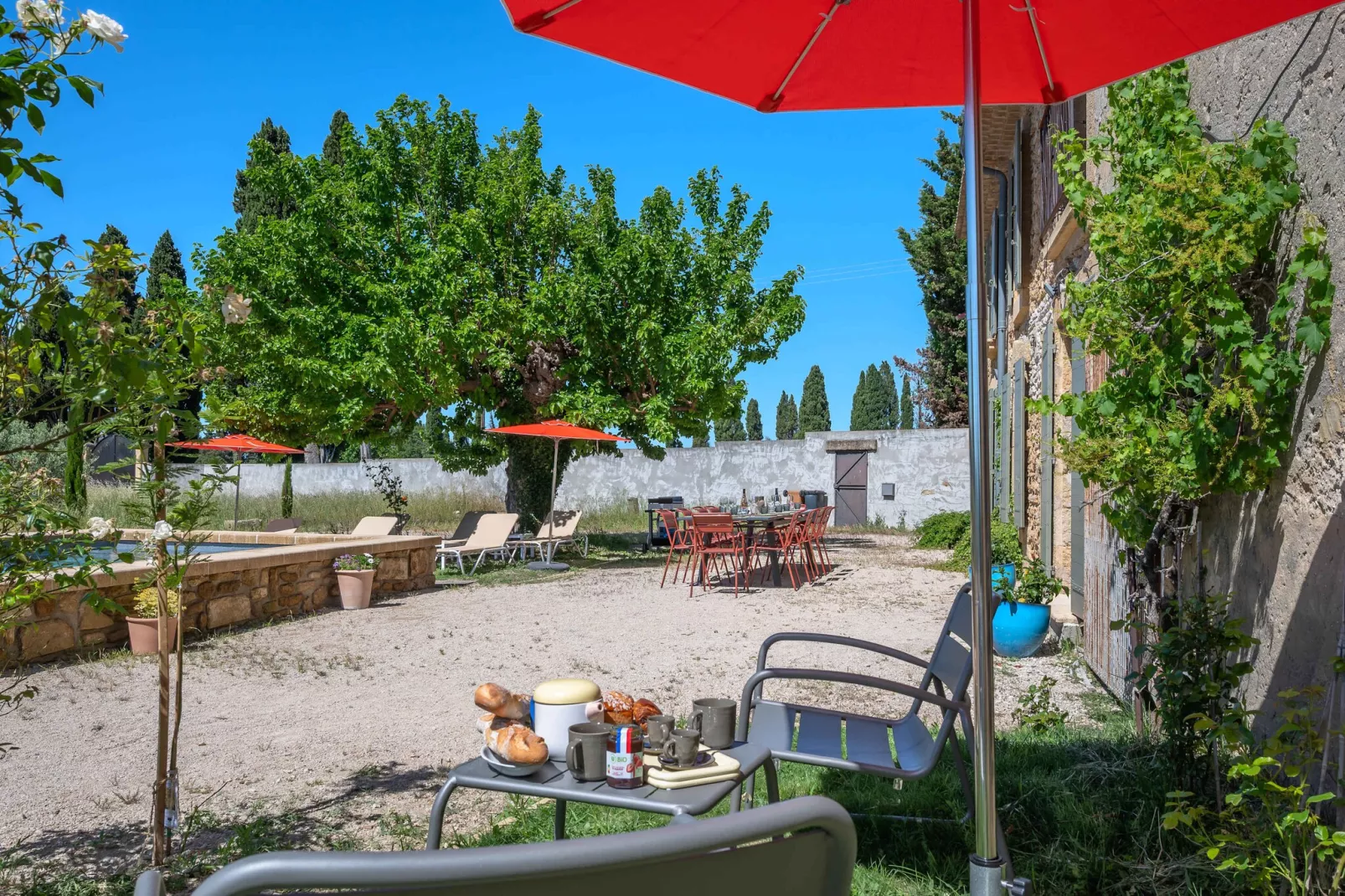 Mas du Mûrier-Terrasse / balcon