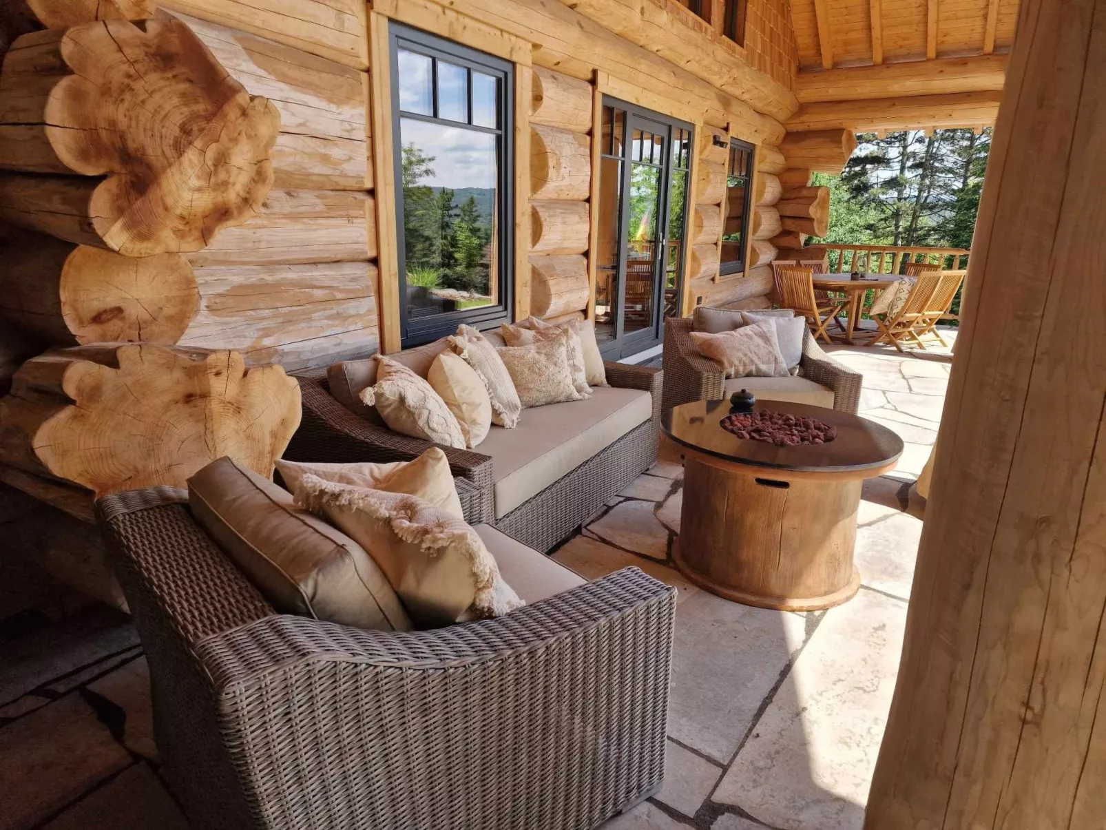 Luxus-Blockhausparadies Eveningwood im Spessart - Image-tags.info