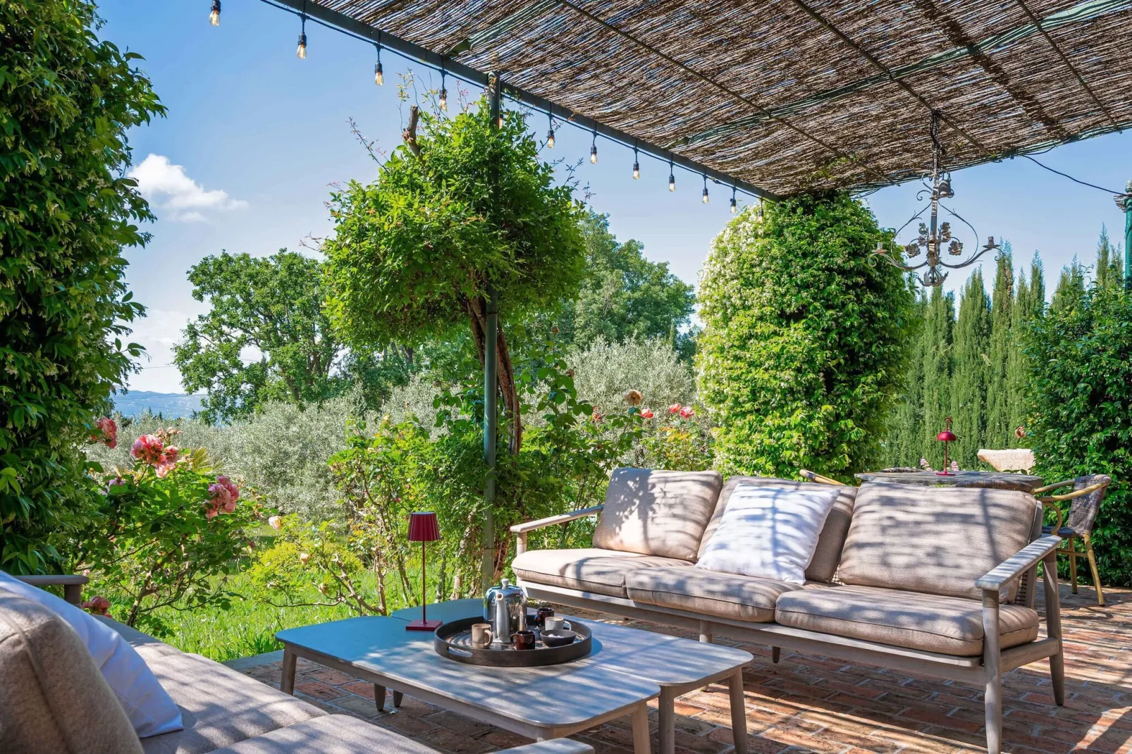 Le Mas Elaïa  votre havre familial avec piscine privée-Terrasse / balcon