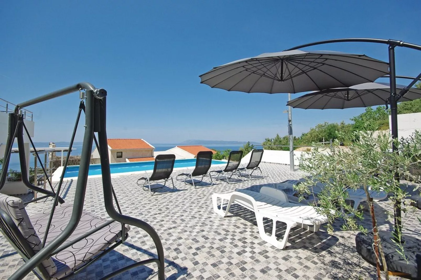 Villa Blanka - Six Bedroom Villa with Swimming Pool and Sea View-Im Freien