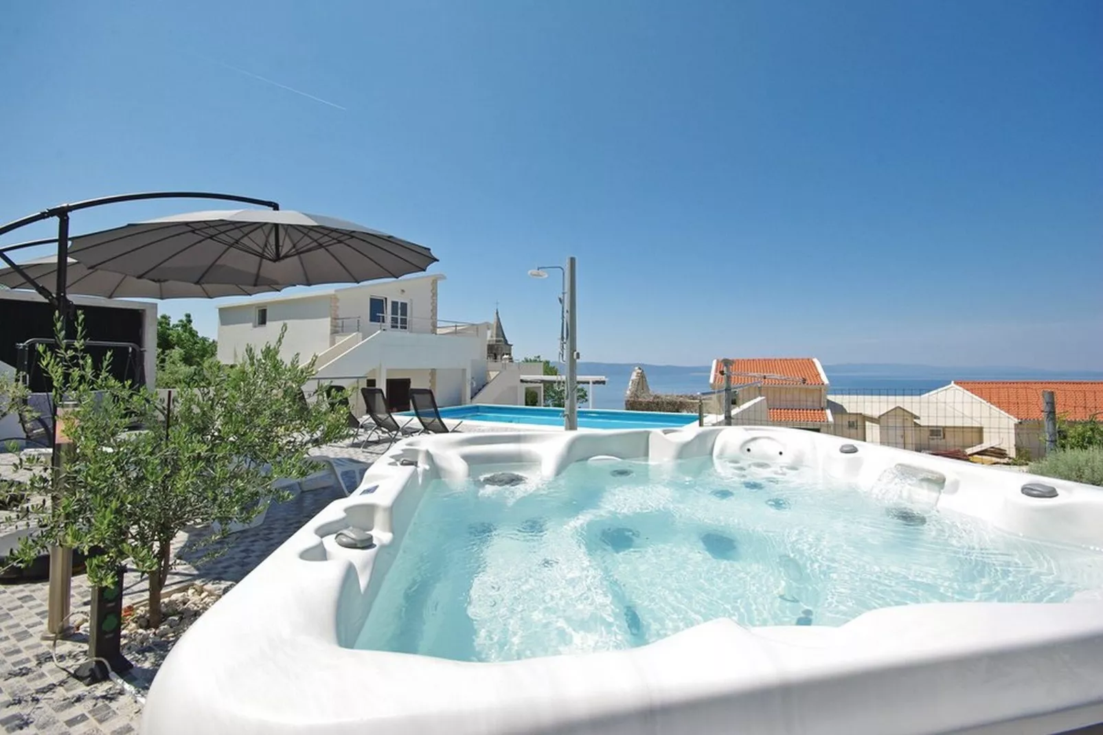Villa Blanka - Six Bedroom Villa with Swimming Pool and Sea View-Wellnessbereich