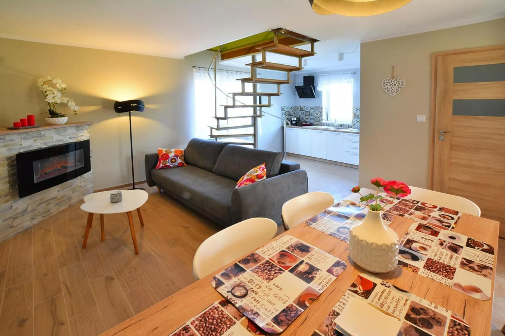 Piętrowy dom wakacyjny Nieżyn-Living room