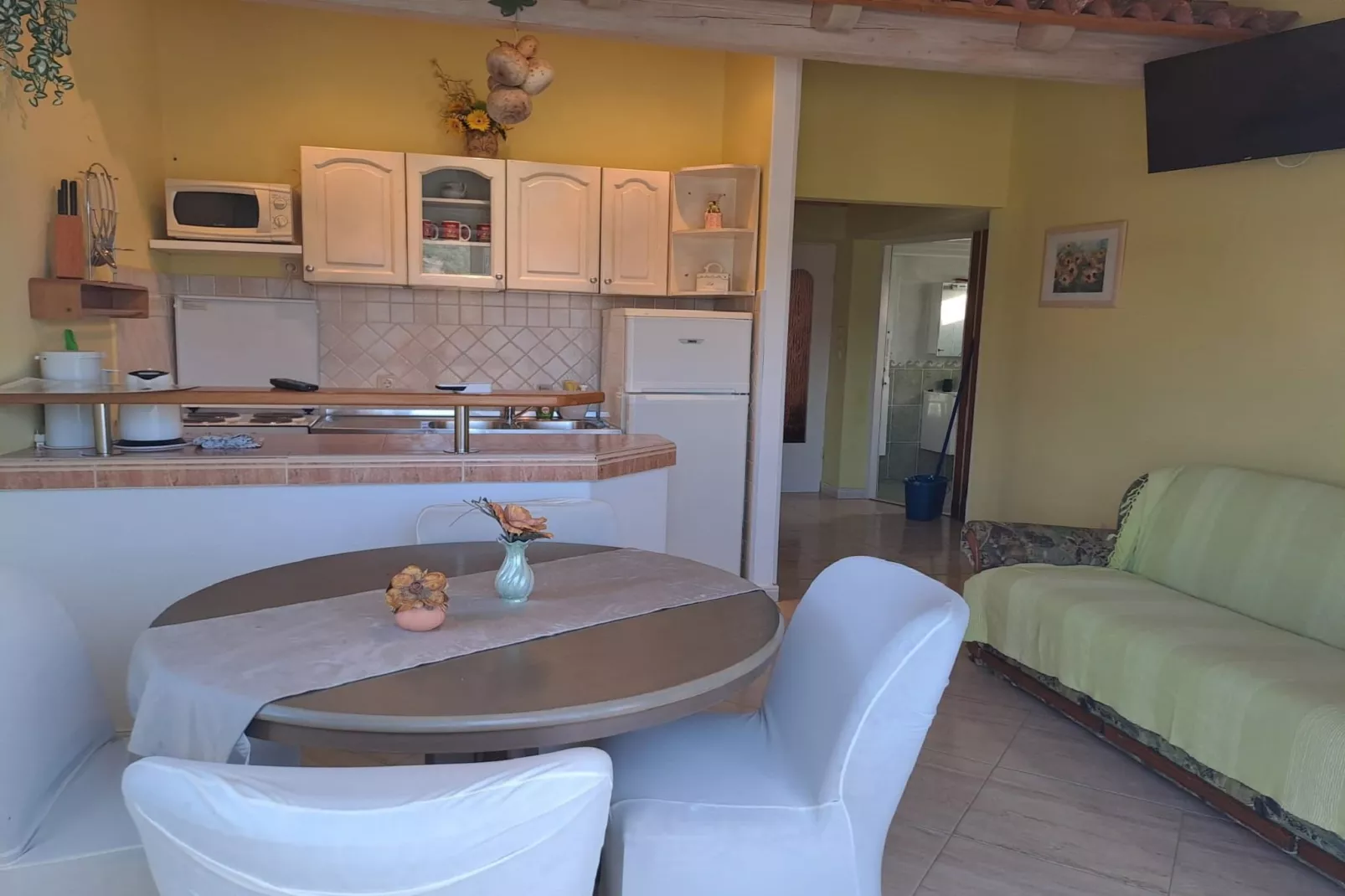 Apartments Gordana - Two Bedroom Apartment with Balcony and Sea View - A4-Küche