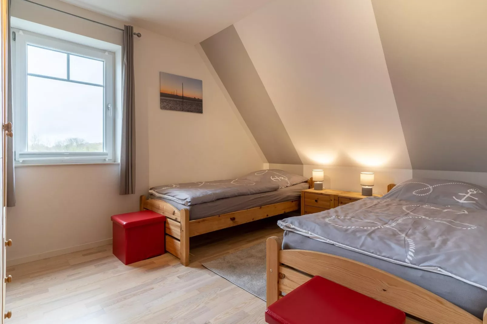 Doppelhaushälfte Op de Geest St Peter-Ording-Schlafzimmer