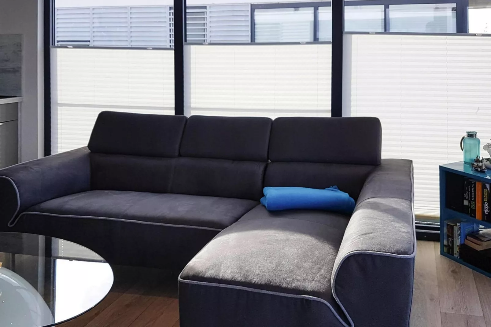 Houseboat Floating House "Leni", Ribnitz-Damgarten-Leni-Living room