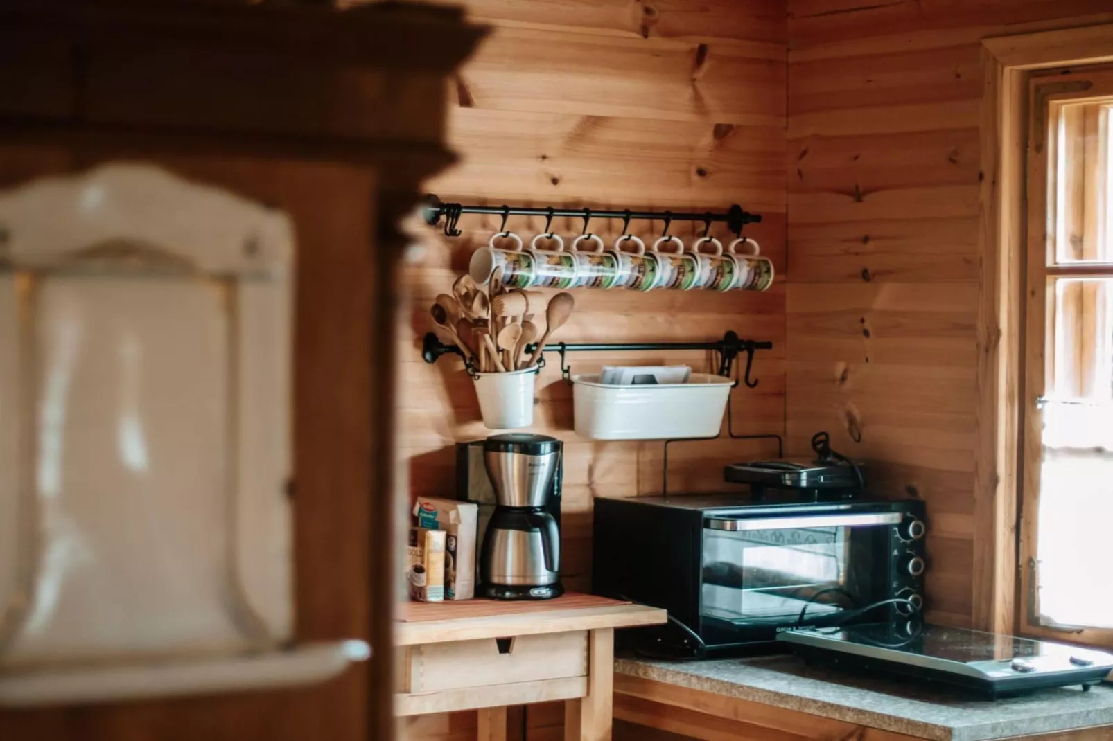 Dom przy drodze Skansen dla 8 osób Bełczna-Küche