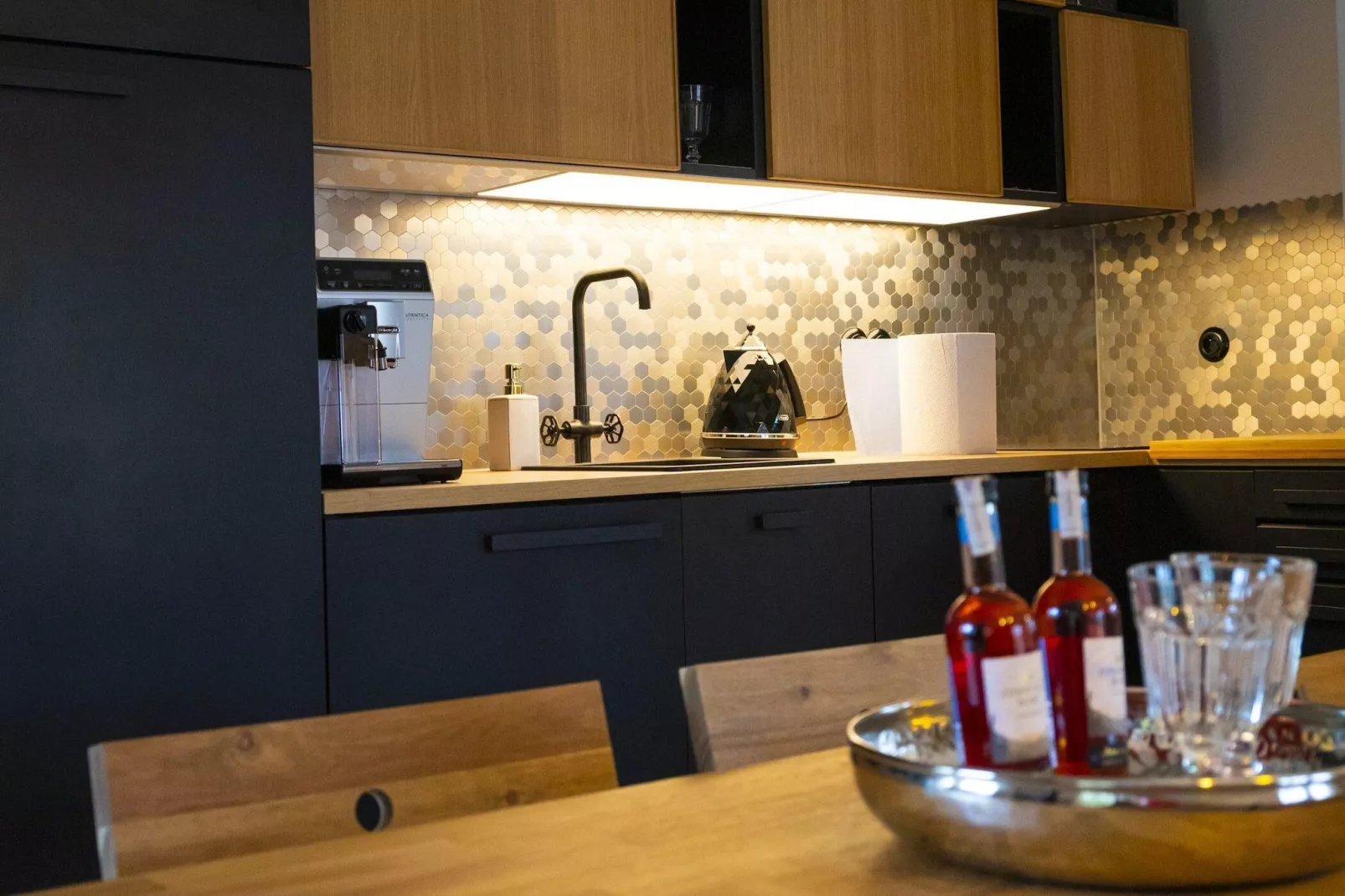 Dom wakacyjny w Starych Czaplach z dużą sauną-Küche