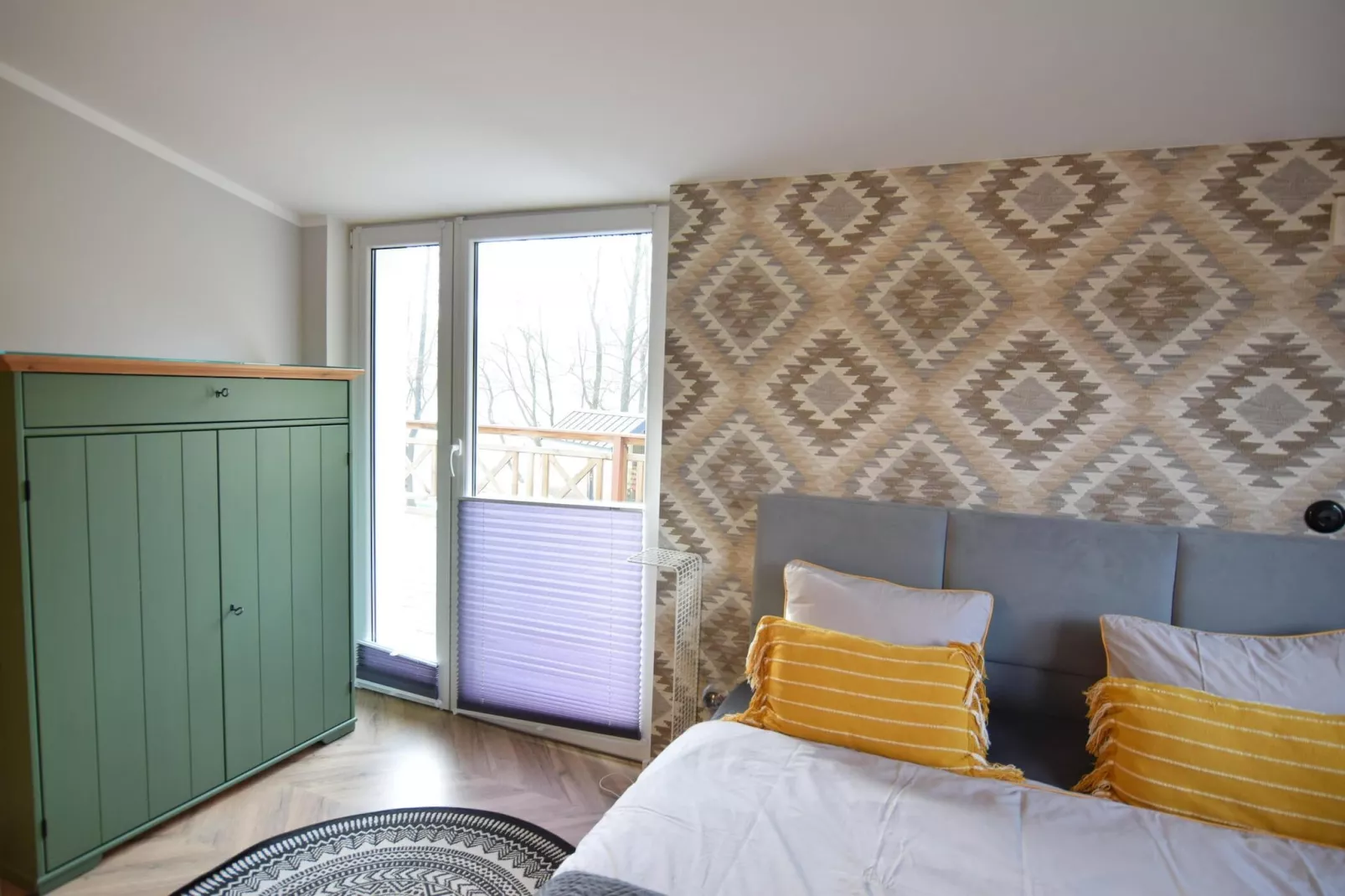 Dom wakacyjny w Starych Czaplach z dużą sauną-Schlafzimmer