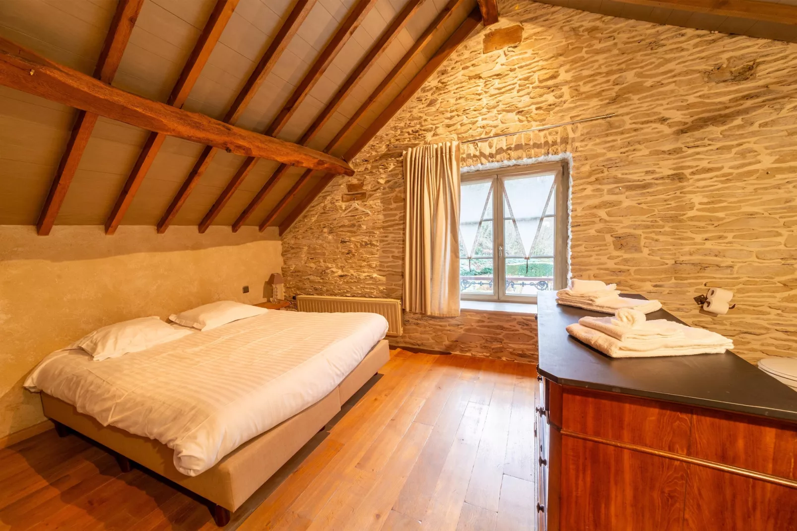 Le Vieux Moulin-Bedroom