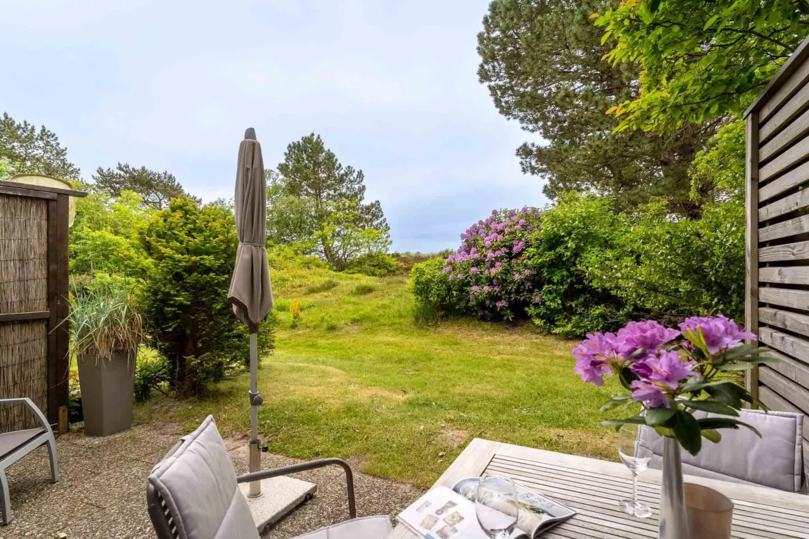 Dünen Lounge-Garten Sommer