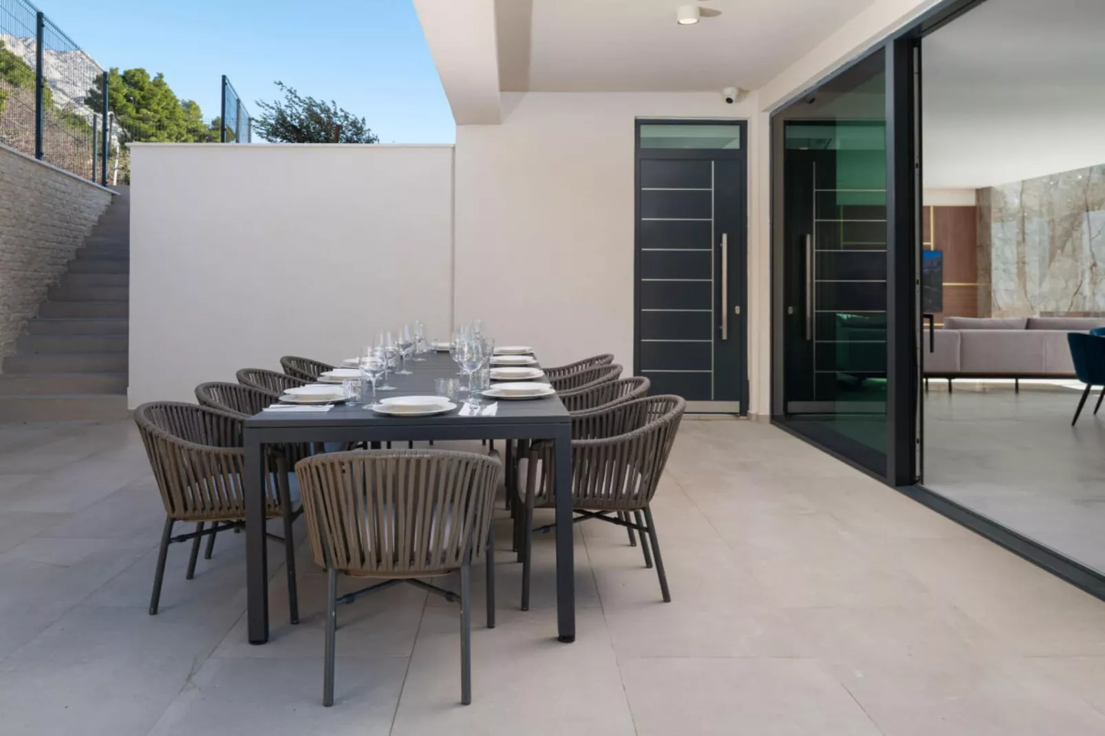 Luxury Villa Hedonia - Terrace balcony