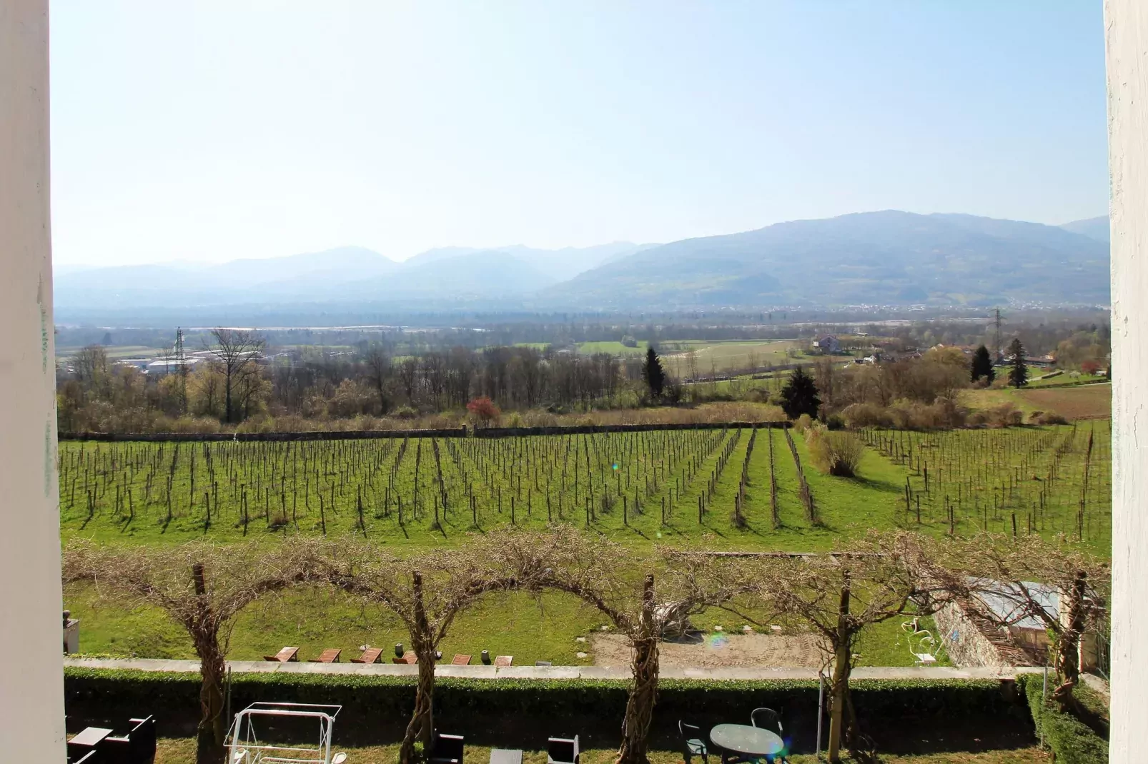 Appartemento Chardonnay-Aussicht Sommer