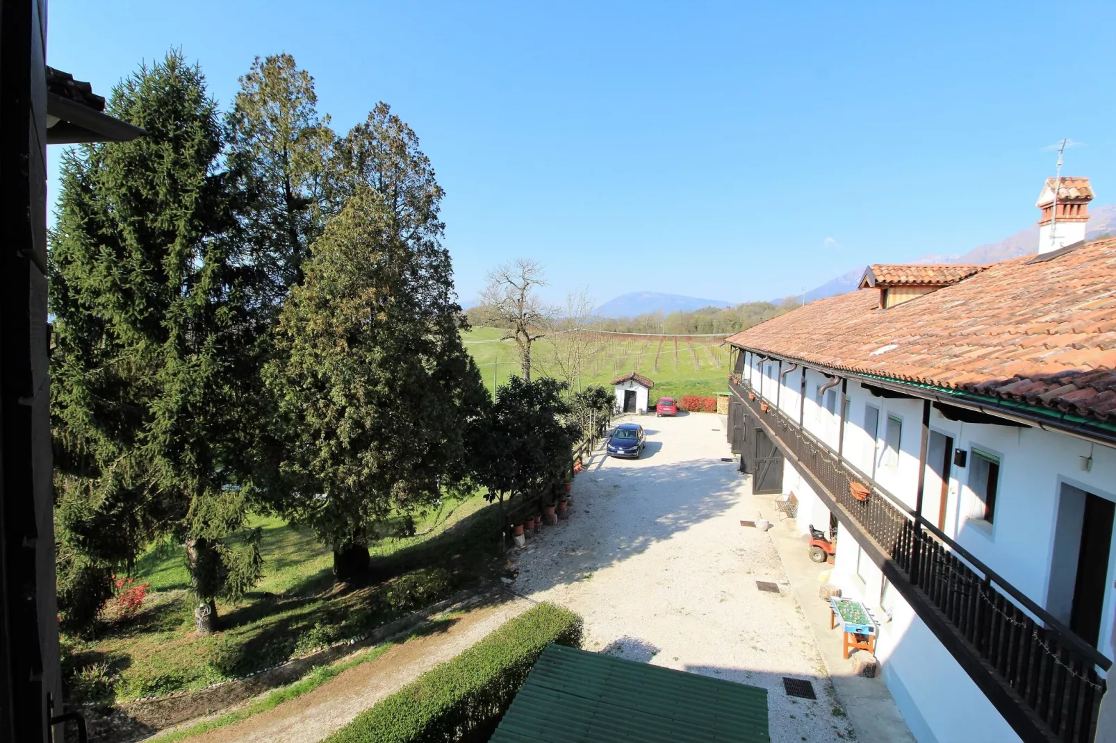 Appartemento Chardonnay-Aussicht Sommer