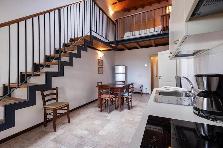 Ferienanlage Poggio all' Agnello Piombino Type Mono balcone -Mono loft connection-Wohnzimmer