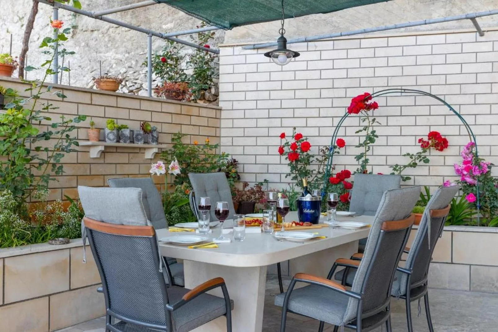 Apartment Villa Andro - Three Bedroom Apartment with Terrace and Sea View-Terrace