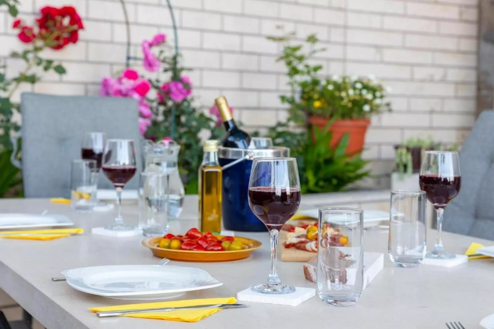 Apartment Villa Andro - Three Bedroom Apartment with Terrace and Sea View-Terrace