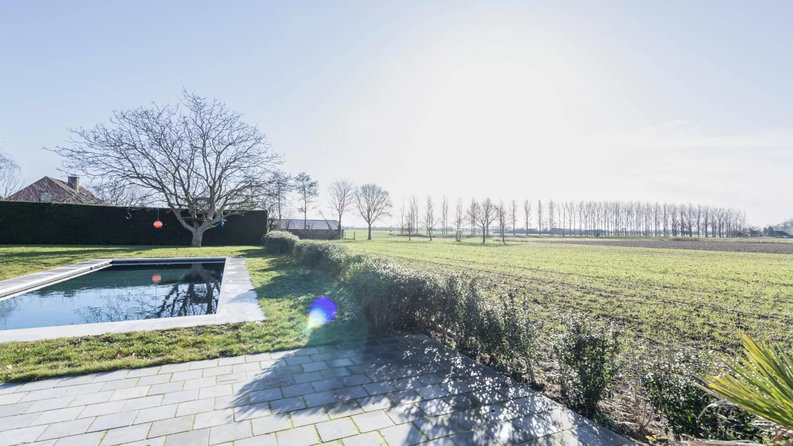 Maison Odille-Garten Winter