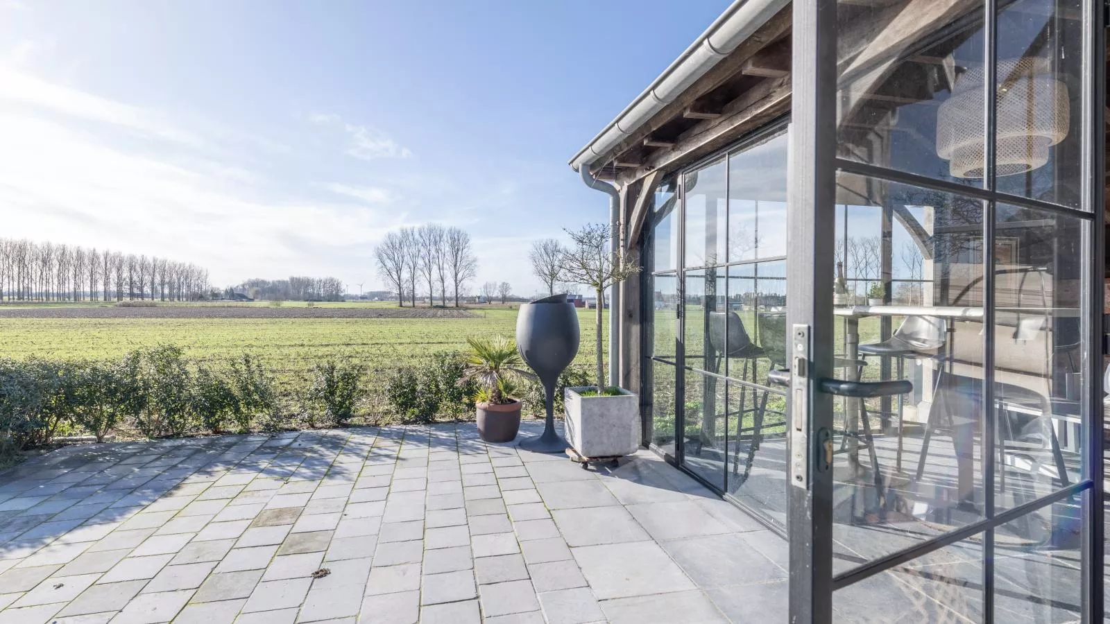 Maison Odille-Garten Winter