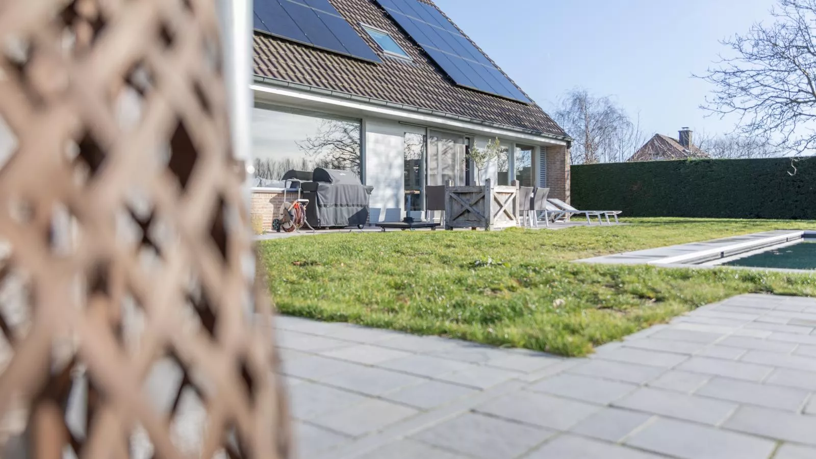 Maison Odille-Garten Winter