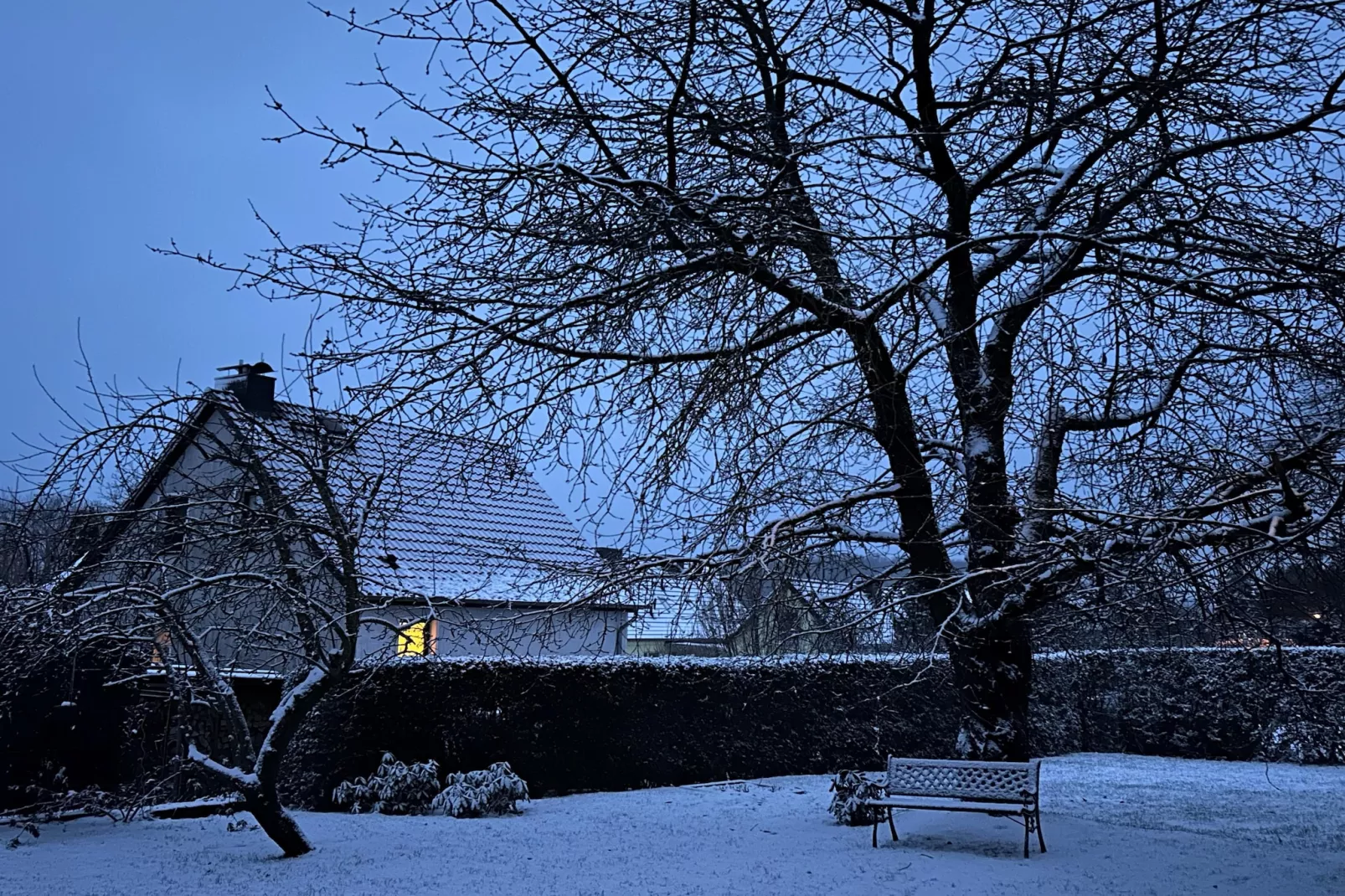 Inselurlaub im Häuschen Thor-Garten Winter